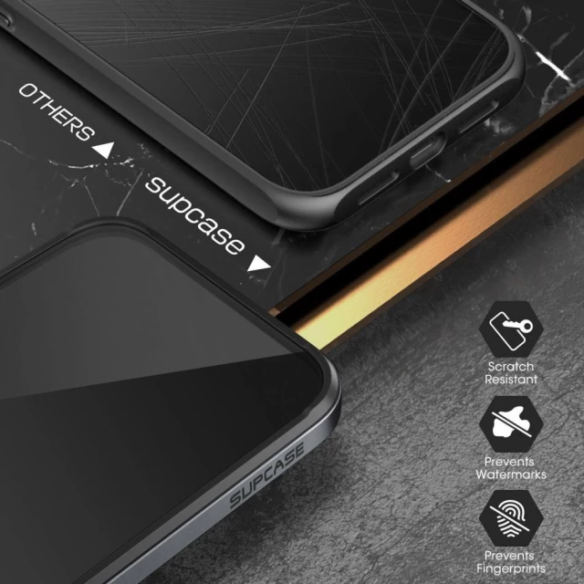Чехол и защитное стекло Supcase UB Edge Pro для iPhone 13 Black (843439114135)