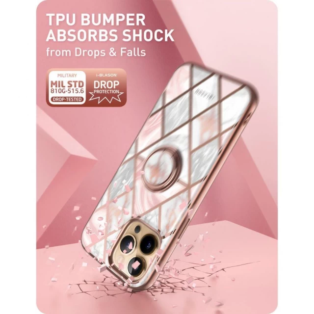 Чехол Supcase Iblsn Cosmo Snap для iPhone 13 Pro Marble Pink (843439114272)