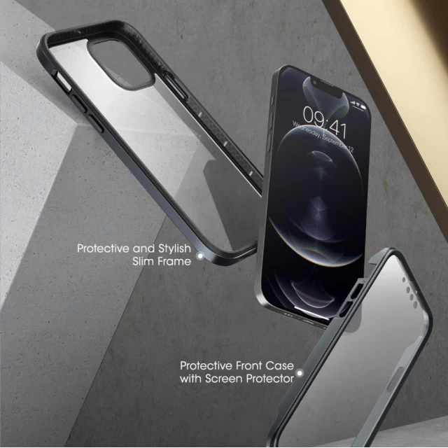 Чохол і захисне скло Supcase UB Edge Pro для iPhone 13 Pro Black (843439114357)