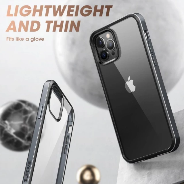 Чехол и защитное стекло Supcase UB Edge Pro для iPhone 13 Pro Black (843439114357)