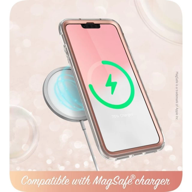 Чехол и защитное стекло Supcase Cosmo для iPhone 13 Pro Max Marble (843439114395)