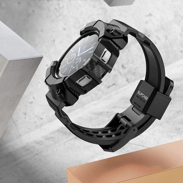Чохол і ремінець Supcase Unicorn Beetle Pro для Galaxy Watch 4 44 mm Black (843439115231)