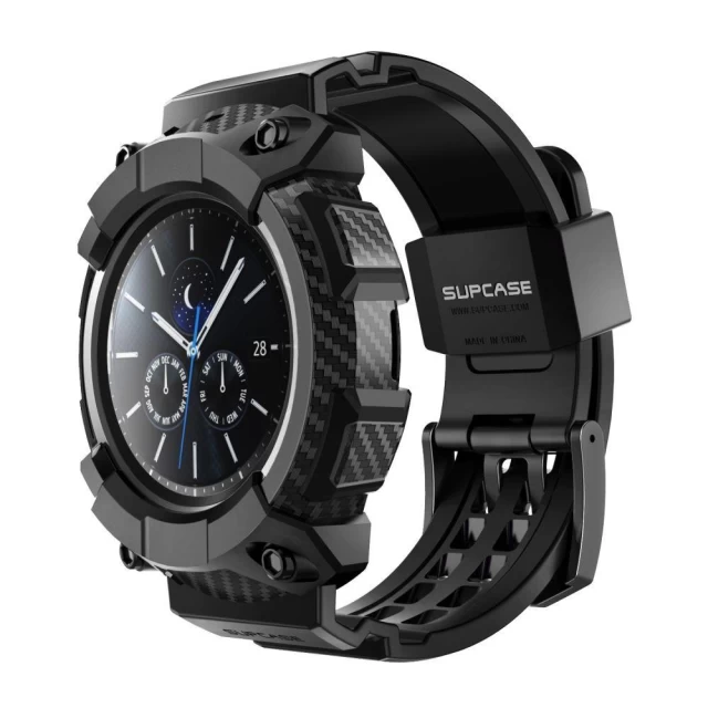 Чехол и ремешок Supcase Unicorn Beetle Pro для Galaxy Watch 4 46 mm Black (843439115248)