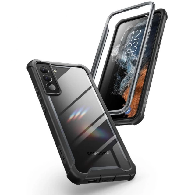 Чохол і захисне скло Supcase Iblsn Ares для Samsung Galaxy S22 Black (843439116030)