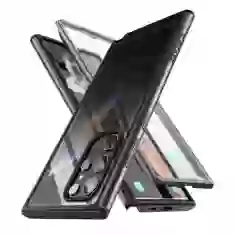 Чехол и защитное стекло Supcase UB Edge Pro для Samsung Galaxy S22 Ultra Black (843439116375)