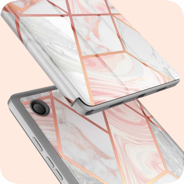 Чохол-книжка і захисне скло Supcase Cosmo для Samsung Galaxy Tab A8 10.5 (X200 | X205) Marble (843439117051)