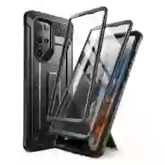 Чехол и защитное стекло Supcase Unicorn Beetle Pro для Samsung Galaxy S22 Ultra Black (843439117617)