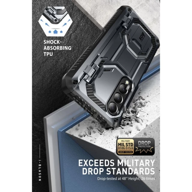 Чехол и защитное стекло Supcase Armorbox для Samsung Galaxy Fold4 (F936) Black (843439118850)