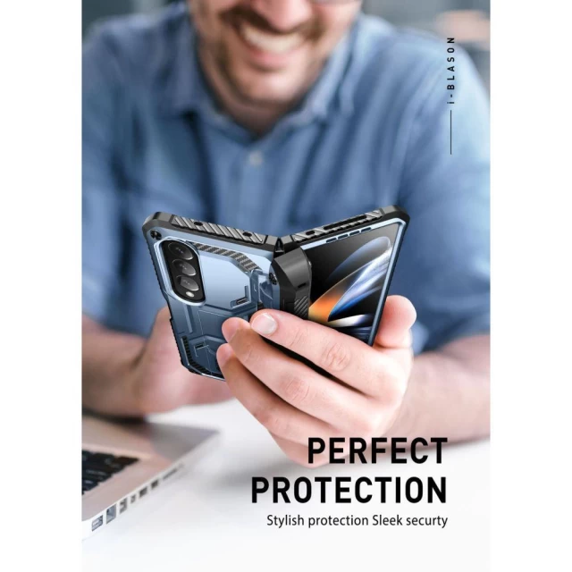 Чехол и защитное стекло Supcase Iblsn ArmorBox для Samsung Galaxy Fold4 (F936) Tilt (843439118881)
