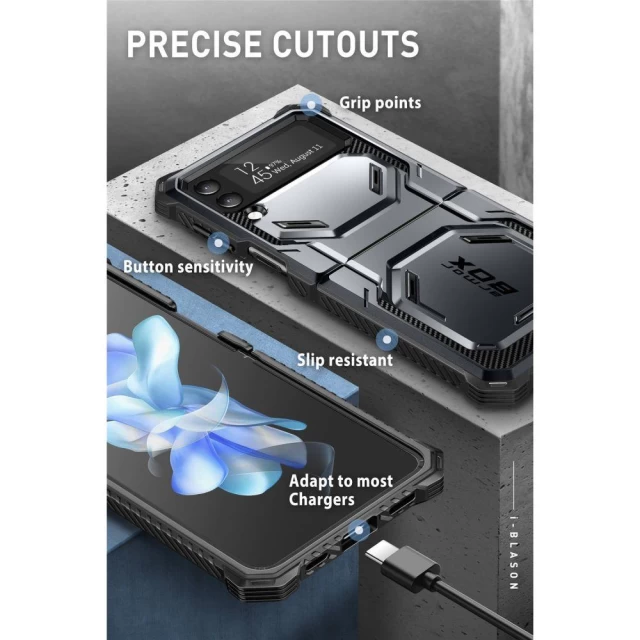 Чохол Supcase Armorbox для Samsung Galaxy Flip4 (F721) Black (843439119000)