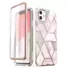 Чехол и защитное стекло Supcase Cosmo для iPhone 11 Marble (843439125759)