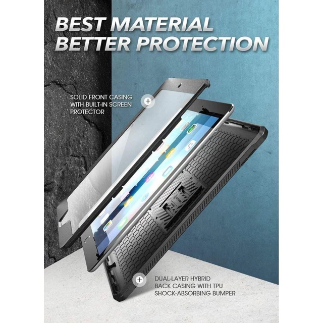 Чохол Supcase Unicorn Beetle PRO Rugged Case для iPad 10.2 2021 | 2020 | 2019 Black (843439127173)