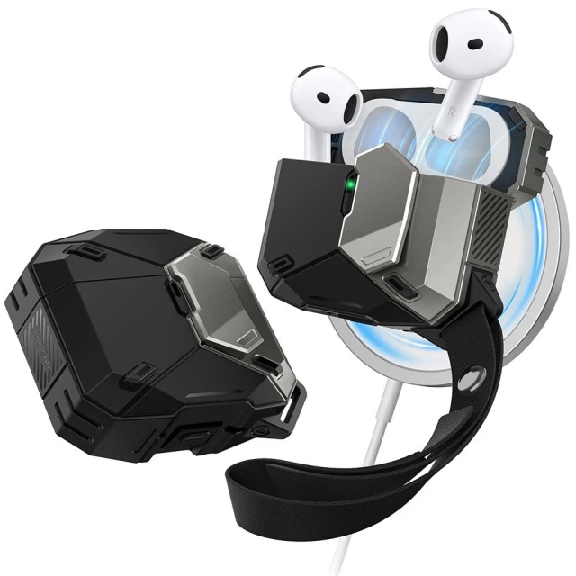 Чохол для навушників Supcase Matrix для AirPods 4 Black (843439155497)