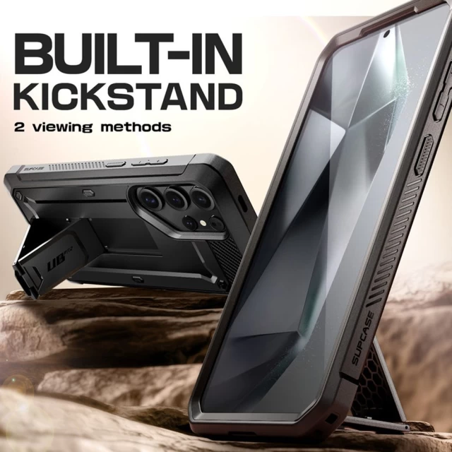 Чохол Supcase Unicorn Beetle Pro 2-Set для Samsung Galaxy S25 Ultra Black (843439156562)