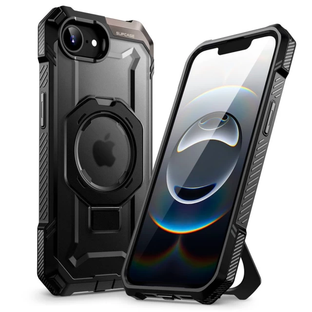 Чехол Supcase Unicorn Beetle Grip Mag для iPhone 16e Black with MagSafe (843439157118)