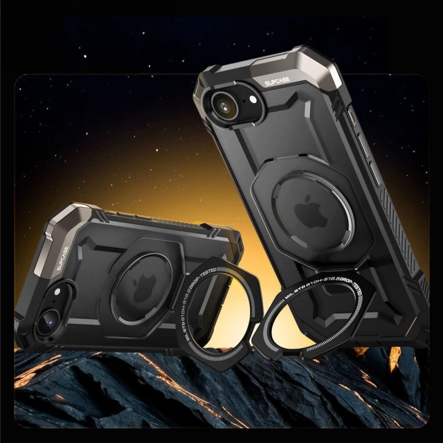 Чехол Supcase Unicorn Beetle Grip Mag для iPhone 16e Black with MagSafe (843439157118)