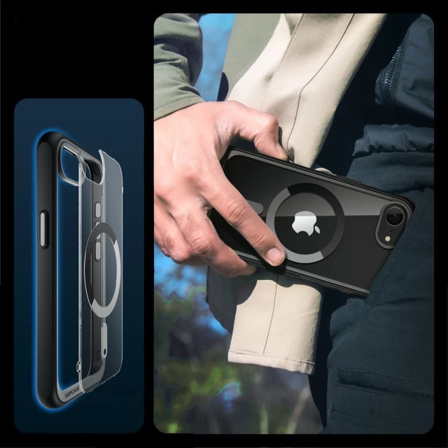 Чехол Supcase Unicorn Beetle Mag для iPhone 16e Black with MagSafe (843439157125)