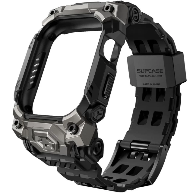 Чохол-ремінець Supcase Unicorn Beetle Ore для Apple Watch 10 46 mm Black (843439157156)