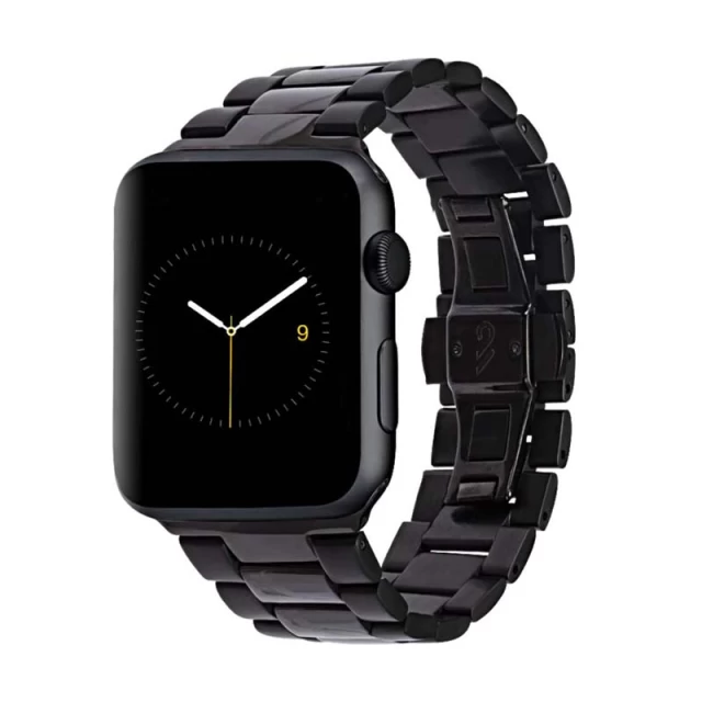 Ремінець Case-Mate Linked для Apple Watch 49 | 45 | 44 | 42 mm Black Glossy Space Grey Matte (CM034064)