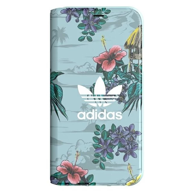 Чехол-книжка Adidas OR Booklet Case Floral для iPhone XS | X Grey (30927)