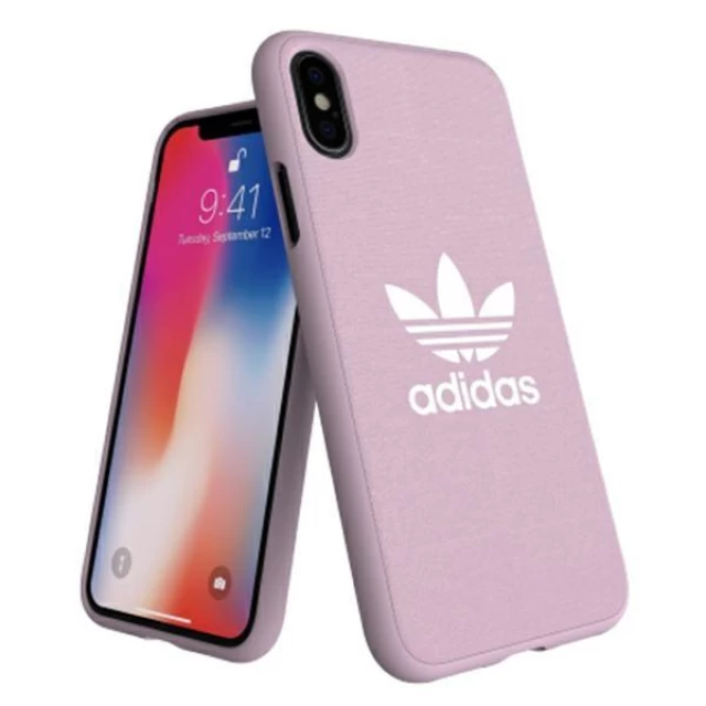 Чехол Adidas OR Molded Canvas для iPhone X | XS Pink (8718846062657)