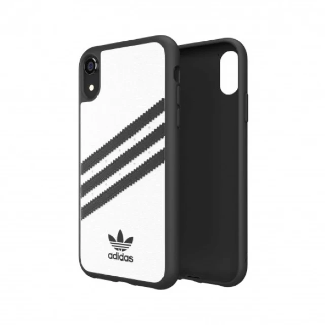 Чехол Adidas OR Moulded Case PU для iPhone XR White Black (32808)