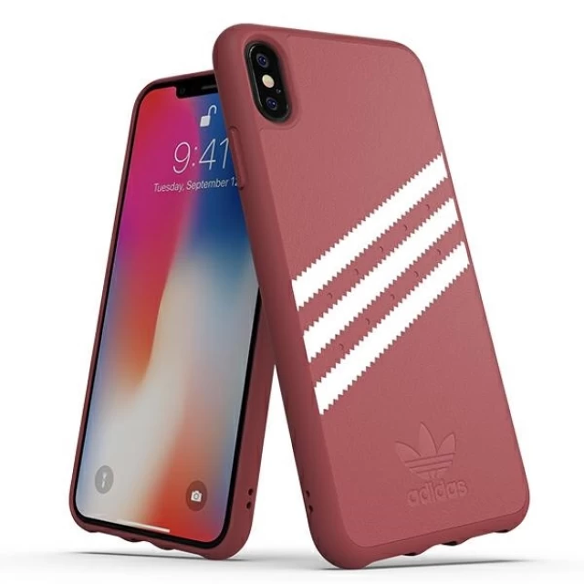 Чехол Adidas OR Moulded PU Suede для iPhone XS Max Pink (32821)