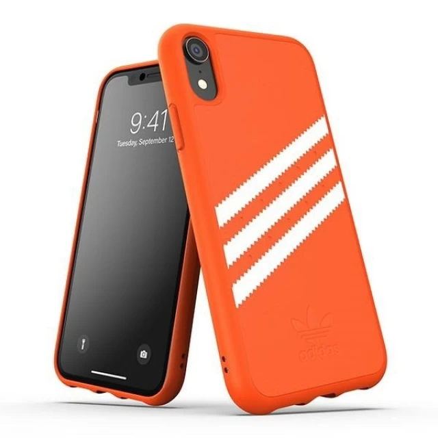 Чохол Adidas OR Moulded Case Suede для iPhone XR Orange (33287)
