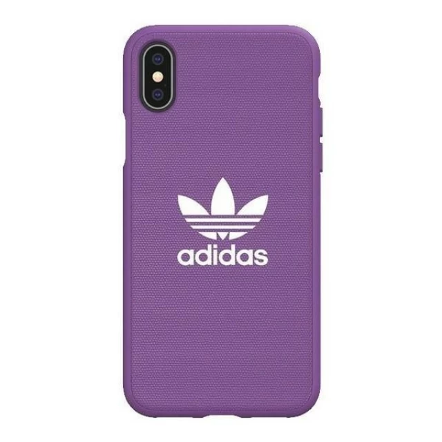 Чохол Adidas Molded Canvas для iPhone X | XS Purple (8718846065290)