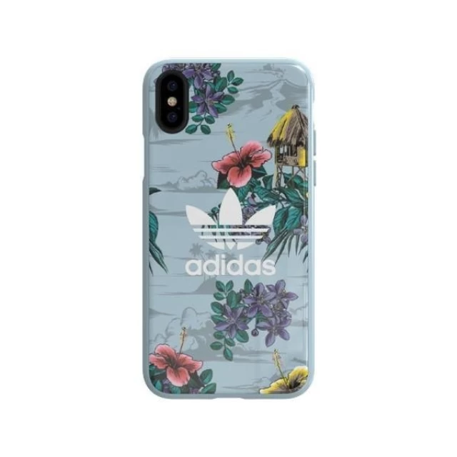 Чохол Adidas OR Snap Floral для iPhone X | XS Grey (8718846068017)