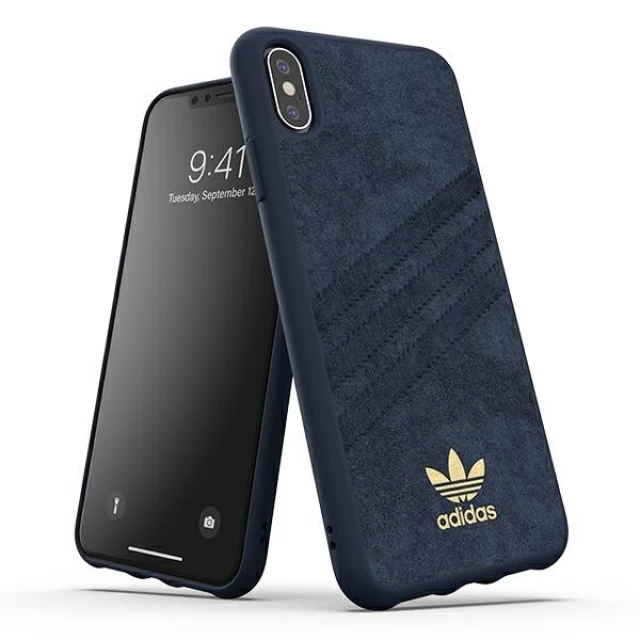 Чехол Adidas OR Moulded Case Ultra Suede для iPhone XS Max Collegiate Royal (35001)