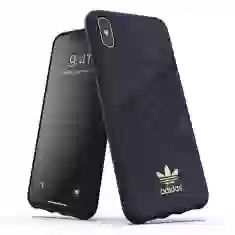 Чохол Adidas OR Moulded Case Ultra Suede для iPhone XS Max Collegiate Royal (35001)