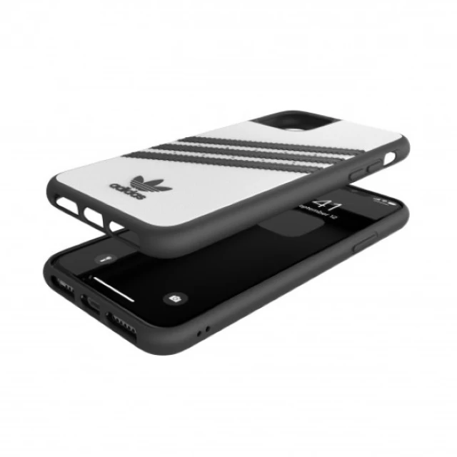 Чехол Adidas OR Moulded Case PU для iPhone 11 Pro Max White Black (36292)