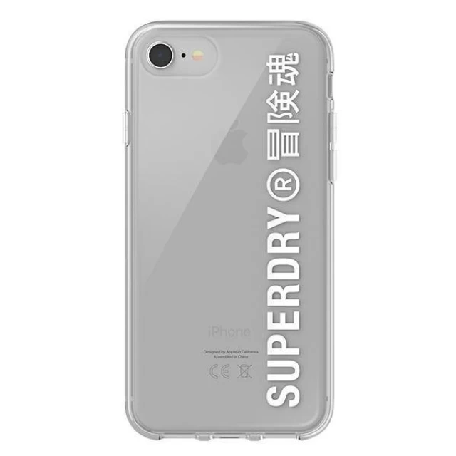 Чехол SuperDry Snap для iPhone 6/6s/7/8/SE 2020 Clear White (8718846079518)