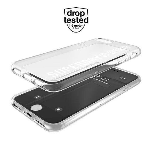 Чохол SuperDry Snap для iPhone 6/6s/7/8/SE 2020 Clear White (8718846079518)