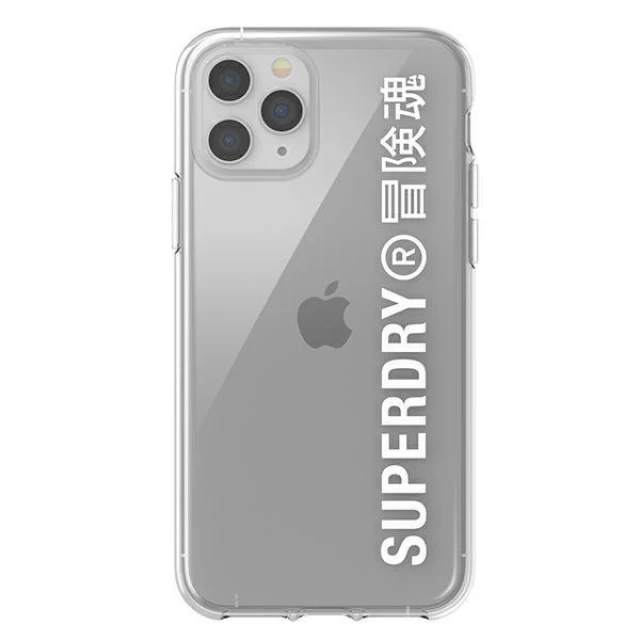 Чехол SuperDry Snap для iPhone 11 Pro Clear White (8718846079716)