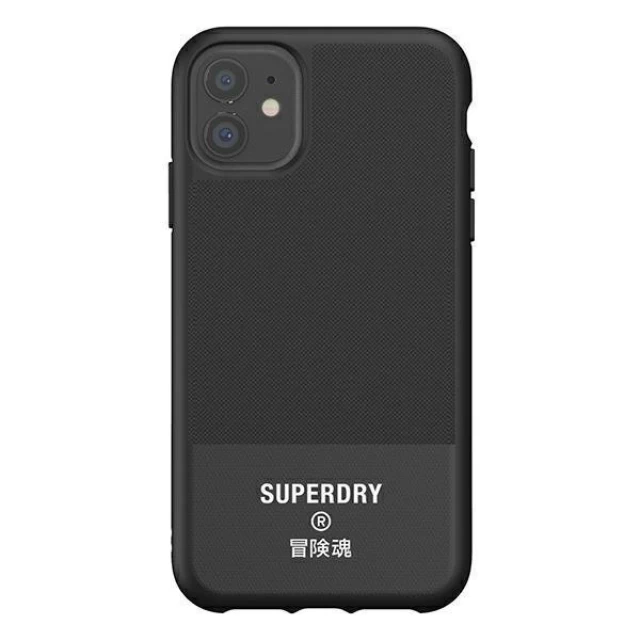 Чехол SuperDry Moulded Canvas для iPhone 11 Black (8718846079778)