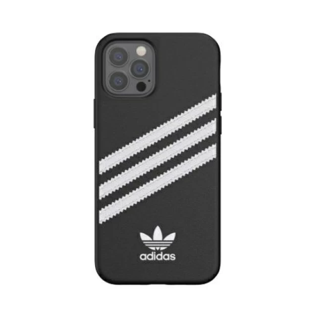 Чохол Adidas OR Moulded Case PU для iPhone 12 | 12 Pro Black White (42230)