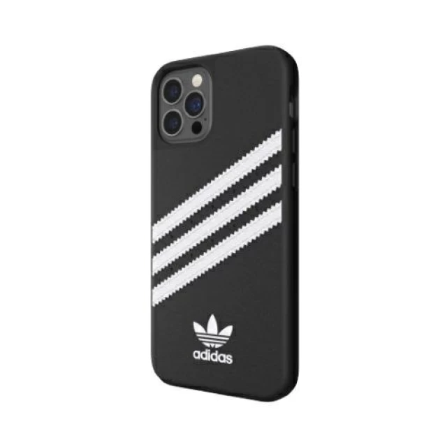 Чохол Adidas OR Moulded Case PU для iPhone 12 | 12 Pro Black White (42230)