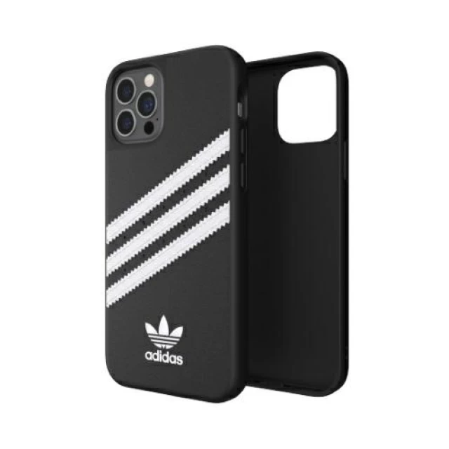 Чехол Adidas OR Moulded Case PU для iPhone 12 | 12 Pro Black White (42230)