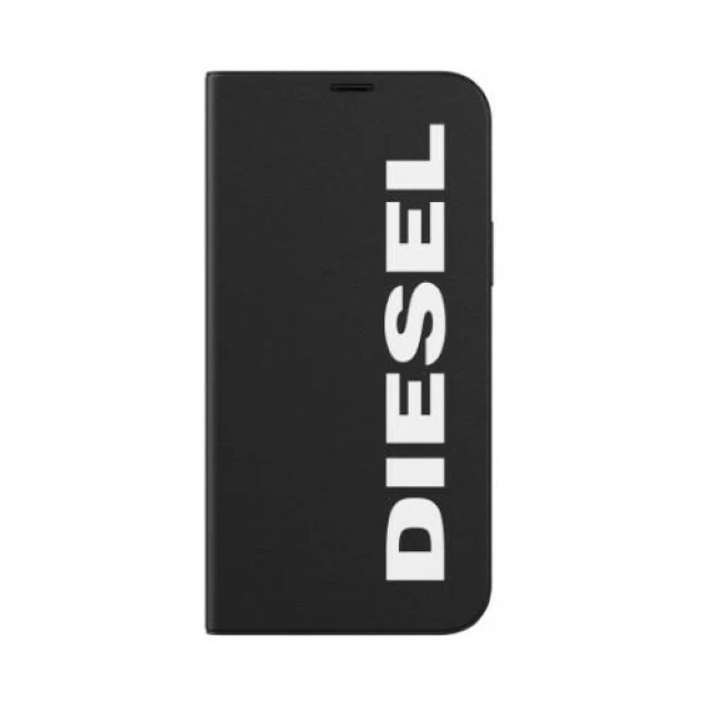 Чехол Diesel Booklet Case Core для iPhone 12 | 12 Pro Black/White (42486)