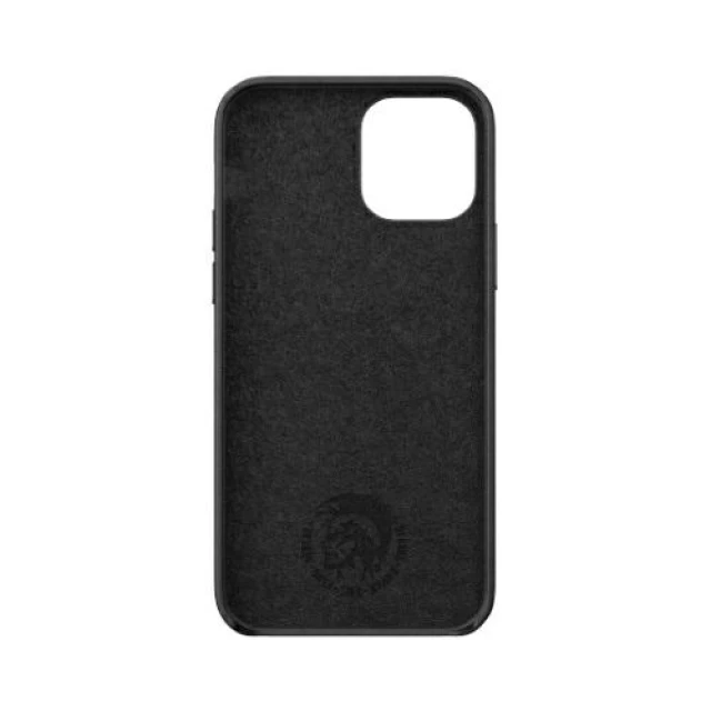 Чехол Diesel Moulded Case Premium Leather Wrap для iPhone 12 | 12 Pro Black (42516)