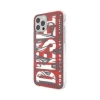 Чехол Diesel Snap Case Clear AOP для iPhone 12 Pro Max Red/Grey (42568)