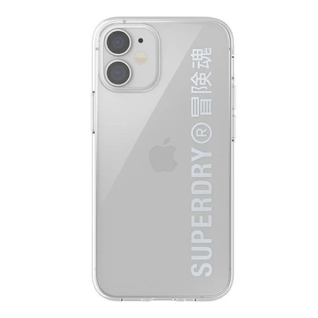 Чехол SuperDry Snap для iPhone 12 mini Clear Silver (8718846085960)