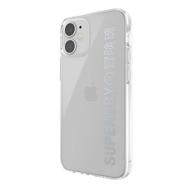 Чохол SuperDry Snap для iPhone 12 mini Clear Silver (8718846085960)