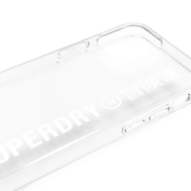 Чехол SuperDry Snap для iPhone 12 mini Clear White (8718846085991)