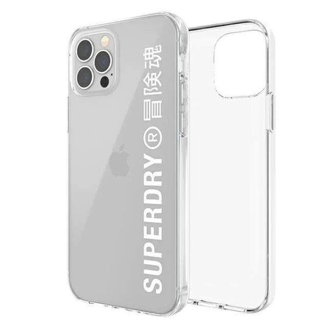 Чохол SuperDry Snap для iPhone 12 | 12 Pro Clear White (8718846086004)