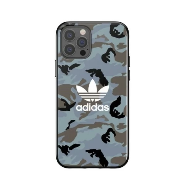 Чехол Adidas OR Snap Case Camo для iPhone 12 | 12 Pro Blue Black (43702)