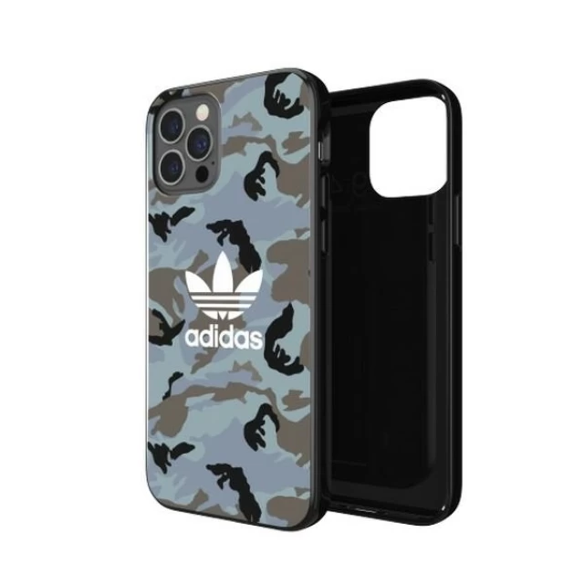 Чехол Adidas OR Snap Case Camo для iPhone 12 | 12 Pro Blue Black (43702)