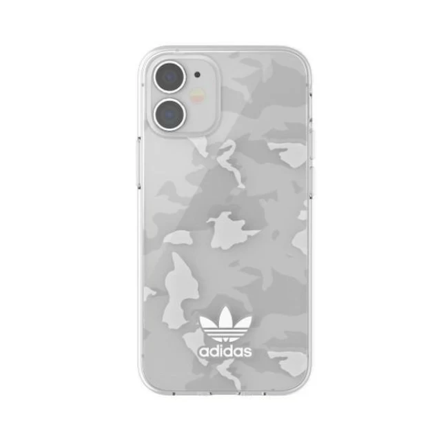 Чохол Adidas OR Snap Camo для iPhone 12 mini Clear White (8718846087438)